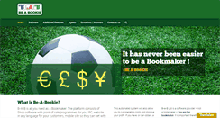 Desktop Screenshot of be-a-bookie.com